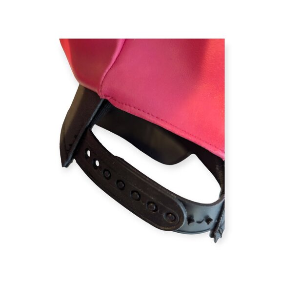 Kids Pink Faux Leather Jacket & Matching Hat Costume One Size 3-7 Years - Picture 5 of 8